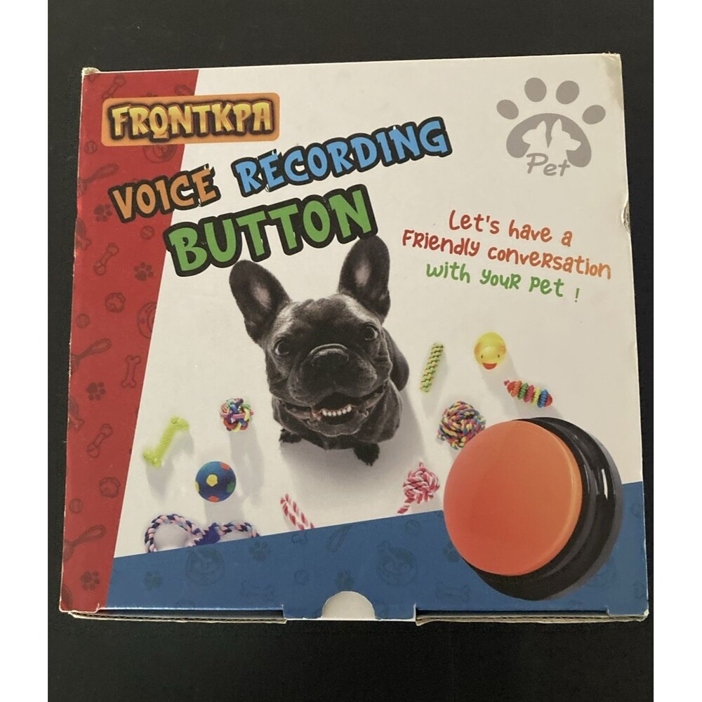 Dog Voice Recording Buttons 4 Color Pack Pet Training Communication